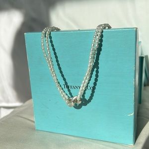 COPY - Tiffany & Co. Pearl Sterling Silver 17” Double Strand Necklace - *Vintage